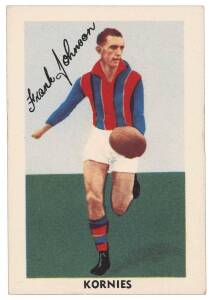 1953 Kornies "Footballers in Action" (Flag), complete set [64]. Fair/VG.