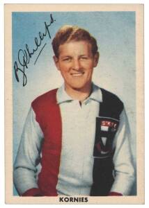 1954 Kornies "Champion Footballers", complete set [48]. Mainly G/VG.