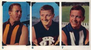 1964 Mobil "Mobil Football Photos 1964", complete set [40] stuck into album with photo corners. G/VG.