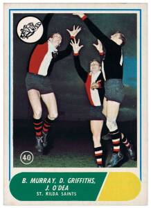 1969 Scanlens "Footballers", complete set [48]. G/VG.