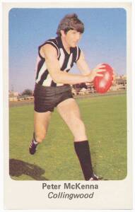 1971 Sunicrust "V.F.L. Footy Swap Cards", part set [31/50]. Mainly G/VG.