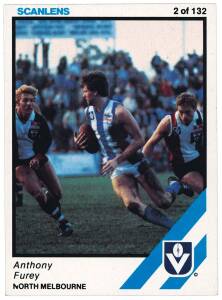 1984 Scanlens "Footballers", complete set [132]. G/VG.