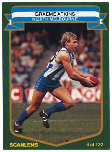 1985 Scanlens "Footballers", complete set [132]. G/VG.