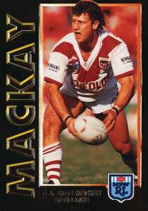 1994 Dynamic "NRL Embossed Gold Cards" [5] & "Supporters Choice" [10]. G/VG.