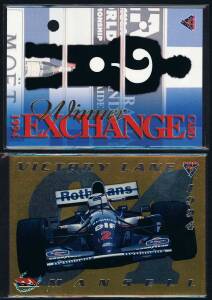 1994 Futera "Winners Exchange & Nigel Mansell Cards' [2]; 1995 Futera "Winners Exchange & Damon Hill Cards' [2]; plus "Michael Schumacher Redemption Card". Also 1998 Holden "50th Anniversary Collectors Series" [36]. G/VG.