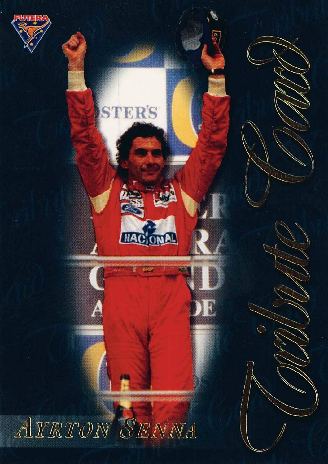 1994 Futera Ayrton Senna Tribute Card No.0456/500. VG.