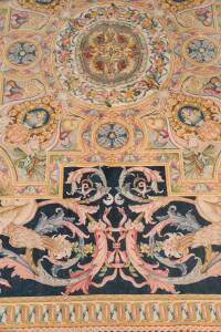An Aubusson style carpet, 20th Century. 405 x 365cm