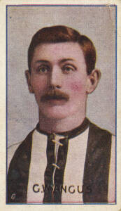 1907-08 Sniders & Abrahams "Australian Footballers", Series D (head & sholders), part set [33/56]. One Poor, others Fair/VG.