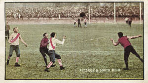 1908-09 Sniders & Abrahams "Australian Football - Incidents in Play", almost complete set [14/16]. Fair/VG.