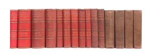"Cricket Scores and Biographies of Celebrated Cricketers", by Lillywhite/ Haygarth/ Ashley-Cooper [London, 1862-1925], complete set of 15 volumes. Fair/Good condition. Very rare set.