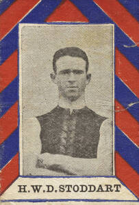 1909 Unknown "South Australian Footballers" [1/56] - H.W.D.Stoddart (Norwood). Fair/G condition. Extremely rare.