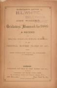 "Wisden Cricketers' Almanack for 1880", original paper wrappers. Fair/Good condition.