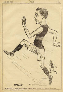 1922 Pals "Football Caricatures" [5/14 known + 2 unrecorded]. Poor/G.