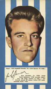1953 Argus "1953 Football Portraits", large size (11x19cm), the complete set of North Melbourne players. G/VG.