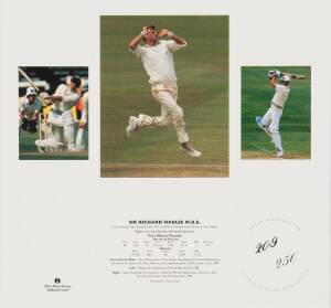 THE GREAT ALL-ROUNDERS, signed prints of Sir Garfield Sobers, Richard Hadlee, Imran Khan, Ian Botham & Kapil Dev, each numbered 209/250, each window mounted, framed & glazed, each overall 44x42cm. With CoAs. 