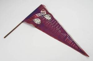 FOOTSCRAY: Pennant "Footscray - First Grand Final Souvenir 1954".