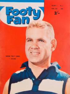 "Footy Fan" magazine, complete run, Volume 1 Nos.1-15 & Volume 2 Nos.1-22. Mainly G/VG.