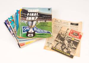 c1963-98 "Football Record"s including Grand Finals (24) & Under 19s Grand Finals (3); other magazines/ephemera (4). Fair/VG.