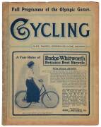 1908 LONDON OLYMPICS: "Cycling" magazine for July 15 1908, with "Full Programme of the Olympic Games".