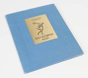 1956 MELBOURNE OLYMPICS - INVITATION BOOK 2: "Melbourne's Olympic Games Invitation", [Melbourne, 1948], rare 44-page book with Melbourne brochure, map & 32-page French translation in back pocket.