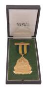 Amateur Swimming Union of Australia medal, with "R.De Raeve" engraved on bar, and engraved on reverse "Presented to R.De Raeve, To Commemorate The XVIth Olympiad, Melbourne 1956", in original presentation case.