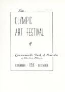 "An Olympic Art Festival, Commonwealth Bank of Australia, 367 Collins Street, Melbourne, November - December 1956" programme in superb condition. - 2