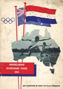 NETHERLANDS: "Nederlandse Olympische Ploeg 1956", published by Simon De Wit [Zaandam, 1956]. Fair/Good condition.