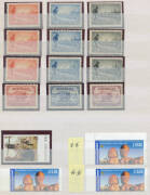 Carton of collector's duplicates including two albums of mostly used Australia with lots of pickings including Kangaroos to 5/- x2, ANZAC Jubilee SA Centenary NSW Sesqui & AIF sets, Arms set x2, &pound;sd Navigators to &pound;1 x4, better Decimal values etc, also min - 4
