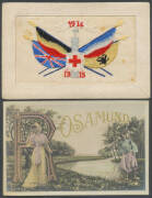 PICTURE POSTCARDS: Carton with Australian cards including a ripper of Aboriginal Boys at Lake Tyers, a quantity of mostly British topographicals most of which are real photo types with Exhibitions, Scotland & a few Ireland noted, others from Canada, Aden, - 2