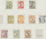 "Seven Seas" hingeless pages with Roos including First Wmk to 5/- plus perf Large 'OS' to 5/- & Small 'OS' to 2/-, Second Wmk to 5/- (Watermark Inverted) plus perf 'OS' to 5/-, KGV Heads complete as per the album including 4&frac12;d Die II CTO plus 'OS' perfins - 3