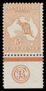 16za 5d chestnut Plate 2 'JBC' Monogram single BW #16za, lightly mounted, Cat $3500.