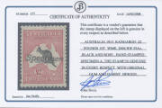 47x 10/- (a trifle aged), &pound;1 & &pound;2 (both with some gum disturbance) each with 'Specimen' Handstamp, Cat $2550. - 2