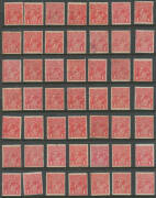 ONE PENNY: Large Hagner album of Penny Reds, probably picked-over. (4000 approx)