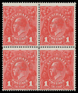 69 1d red shades neatly annotated collection on leaves stated to include Smooth Paper Orange-Red x6, Salmon x38, Brown-Red x8 etc, mostly used but with a smattering of mint including Harrison One-Line Imprint pair x2; Rough Paper with Orange-Red x8, Rosin