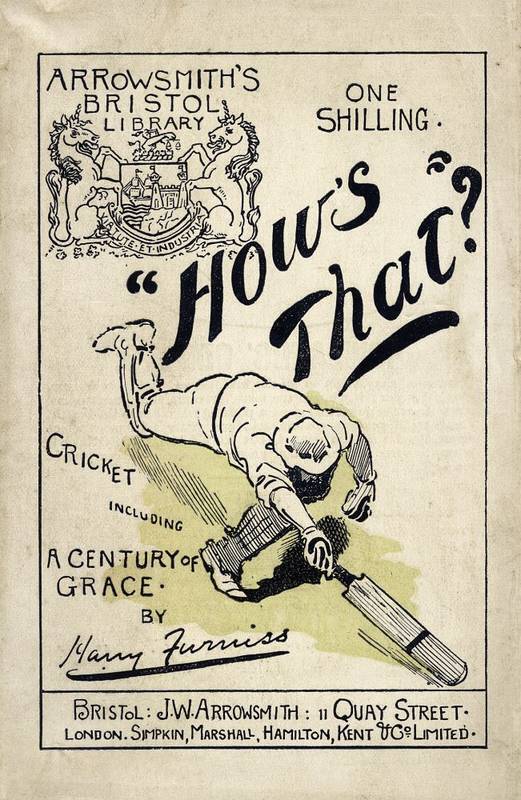 CRICKET BOOKS, noted "How's That? Including A Century of Grace" by Furniss & Milliken [Bristol, 1896]; "Old Cricket and Cricketers" by Montgomery (Bishop of Tasmania) [London, 1890]; "W.G.Grace 1848-1915" by Sugden [Surrey, 1965].