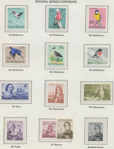 1966-84 collection in Seven Seas hingeless album (pages a bit knocked about) with perf variants including $1 Navigator, sets of booklet panes icnluding QEII 4c, Navigator 'SPECIMEN' Overprints, 1971 Christmas singles plus blocks of 7 & 25, etc, unmounted.