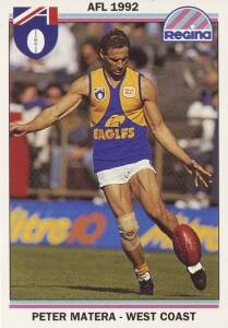 1992 Regina "AFL Footballers" [176]; plus 1992 Continuity Group "3D Colourgrams" [15]. G/VG.