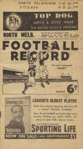 1951 "Football Record"s, comprising home & away (4). Fair/Good condition (one missing covers).