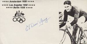 AUSTRALIAN OLYMPIC MEDAL WINNERS - Shooting, Basketball, Cycling, Sailing & Canoeing: Collection of autographs on pieces, noted Edgar "Dunk" Gray (1928 & 1932); Adam Vella, Suzy Balogh, Michelle Timms, Lionel Cox, Sid Patterson, Sir Hubert Opperman, Tony 