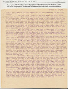 EVACUATION and REPATRIATION: Exhibit pages with a typed transcript headed "Lemnos Is 8.1.16" regarding the evacuation, plus postcards x3 & covers x2 from Gallipoli veterans returned to Egypt; also ephemera "The Gallipoli Letter Card" with 6 black & white 