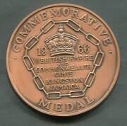 1966 COMMONWEALTH GAMES IN JAMAICA, Participation Medal "1966 VIII British Empire and Commonwealth Games, Kingston, Jamaica", 54mm diameter.