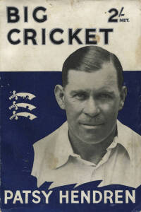 1920s-40s CRICKET BOOKS, noted "Cricket! Its Origin and Development" published by the ABC [Sydney, 1935]; "A History of Cricket" by Altham & Swanton [London, 1938]; "Cricket" by Bill Woodfull [London, 1936]; "My Cricketing Life" by Don Bradman [London, 19