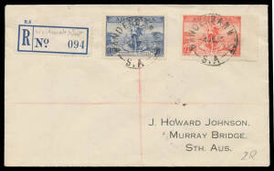 ditto, from 'CEDUNA' with handstamp on the label, 'CORRABIE', (rated R), 'ECHUNGA', 'OSBORNEVILLE' with 'TOO LATE' handstamp, 'REDBANKS' (R) & 'WANDEARAH WEST' (RR), all with provisional blue/white registration labels. (6)