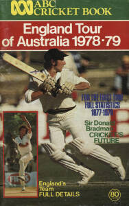 TOUR GUIDES: Range with ABC Cricket Books (22, from 1968 to 1985-86); 1956 scorecard Middlesex v Australians 1956; "Test Oddities"&nbsp;produced by Motels of Australia in 1965-66..
