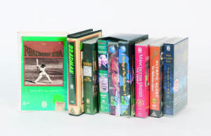 CRICKET & SPORT VIDEOS: Collection of cricket videos (26) including "The Bradman Era", "The Invincibles" & "Bradman"; also football videos (3), Manchester United, 1956 Olympics & 2000 New Year. (32 items)
