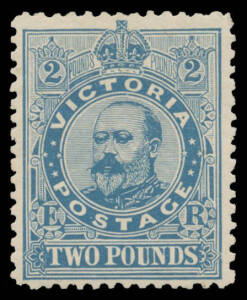 1905-13 Crown/A Perf 11 &pound;2 blue KEVII SG 445 BW #V133 (SG 445), Cat $1250 (&pound;1300).