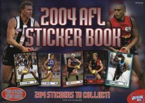 1983-2006 range of sticker albums (23 - some complete, some partially complete, others empty); plus "Footy Stars" magazine (20 issues, 1991-95).