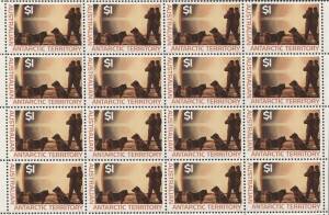 AUSTRALIAN: 1966-68 Pictorials 1c to $1 complete in sheets of 48, unmounted. (11 sheets)