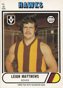 1976 Scanlens "Footballers", complete set [132]. 8 Poor, others Fair/G.