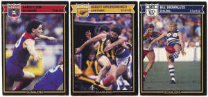 1987 Scanlens "Footballers" [58/132 + 7 spares]. Fair/G.